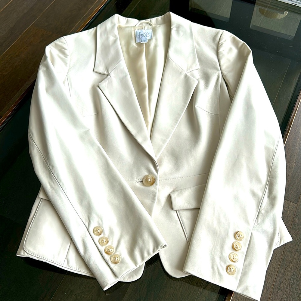 Joan & David European size 38 lambskin blazer
